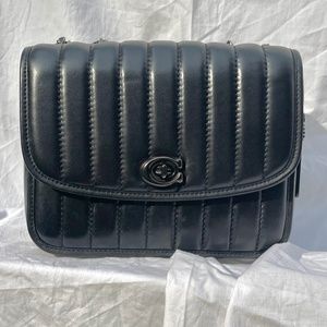 Coach Black Quilted Crossbody Bag